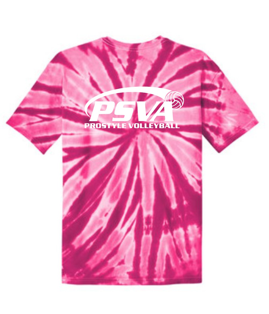 PSVA PINK TIE-DYE T-SHIRT