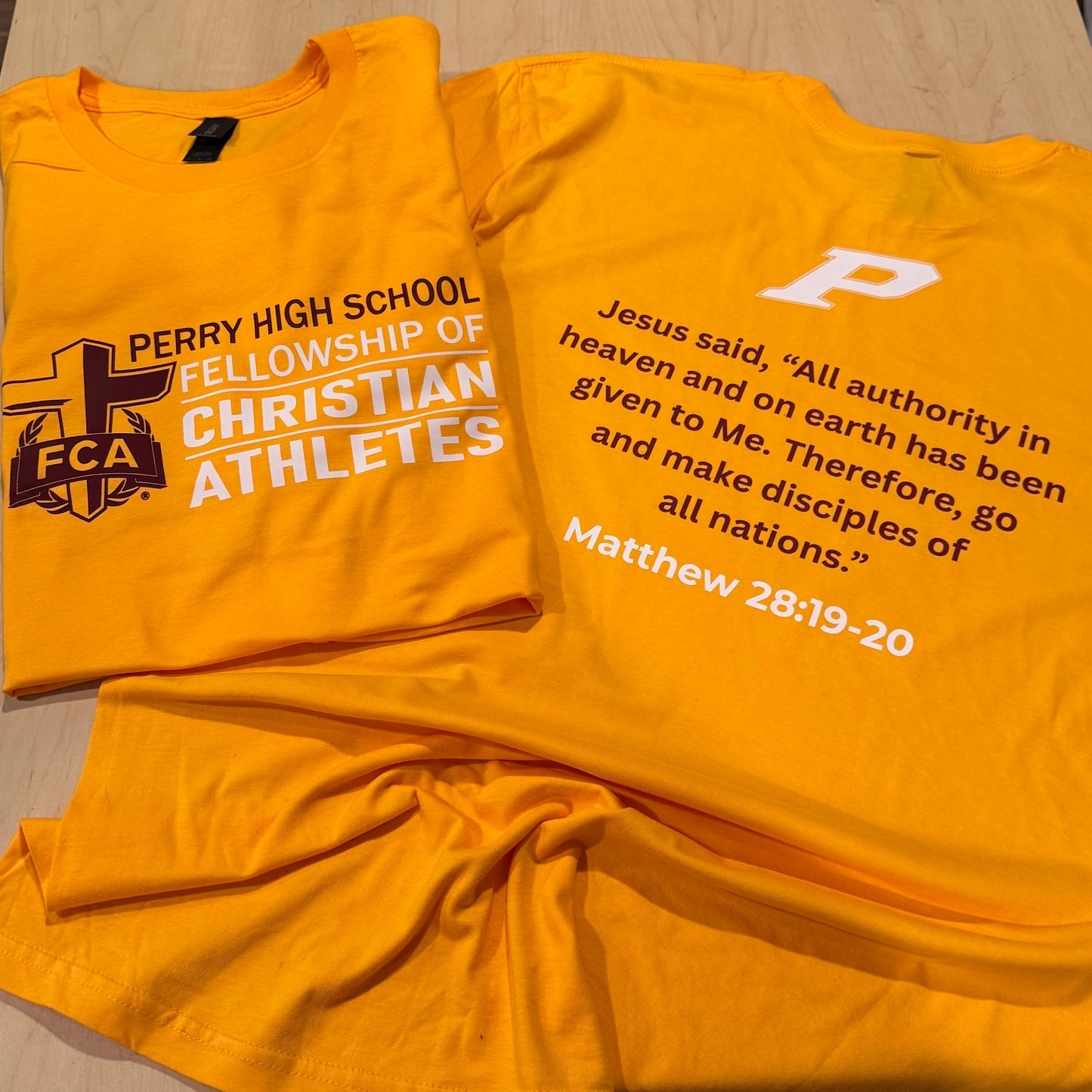 PERRY FCA T-SHIRT (Delivered to student at the school)